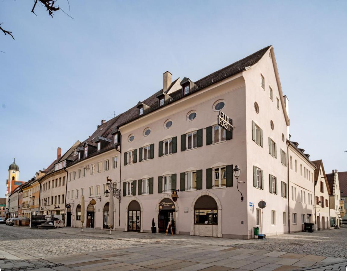 Hotel Goldener Hirsch Kaufbeuren Exterior foto