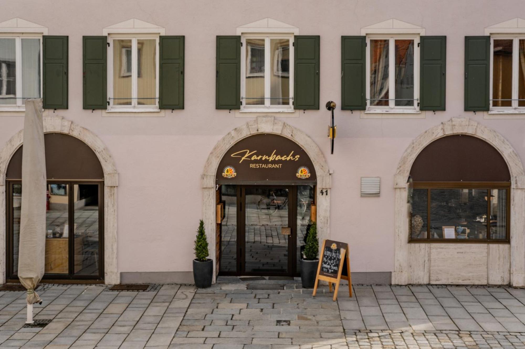 Hotel Goldener Hirsch Kaufbeuren Exterior foto